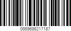Código de barras (EAN, GTIN, SKU, ISBN): '0889698217187'