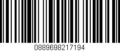 Código de barras (EAN, GTIN, SKU, ISBN): '0889698217194'