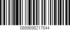 Código de barras (EAN, GTIN, SKU, ISBN): '0889698217644'