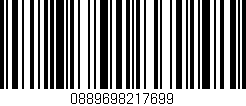 Código de barras (EAN, GTIN, SKU, ISBN): '0889698217699'