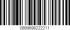Código de barras (EAN, GTIN, SKU, ISBN): '0889698222211'