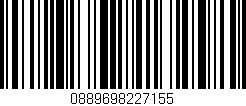 Código de barras (EAN, GTIN, SKU, ISBN): '0889698227155'
