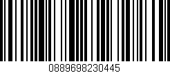 Código de barras (EAN, GTIN, SKU, ISBN): '0889698230445'