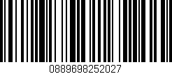 Código de barras (EAN, GTIN, SKU, ISBN): '0889698252027'