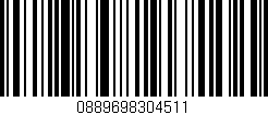 Código de barras (EAN, GTIN, SKU, ISBN): '0889698304511'