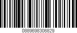 Código de barras (EAN, GTIN, SKU, ISBN): '0889698306829'