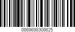 Código de barras (EAN, GTIN, SKU, ISBN): '0889698308625'