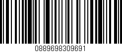 Código de barras (EAN, GTIN, SKU, ISBN): '0889698309691'