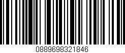 Código de barras (EAN, GTIN, SKU, ISBN): '0889698321846'