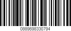 Código de barras (EAN, GTIN, SKU, ISBN): '0889698330794'