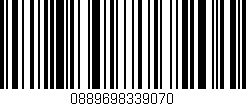 Código de barras (EAN, GTIN, SKU, ISBN): '0889698339070'