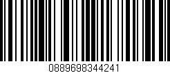 Código de barras (EAN, GTIN, SKU, ISBN): '0889698344241'