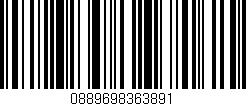 Código de barras (EAN, GTIN, SKU, ISBN): '0889698363891'