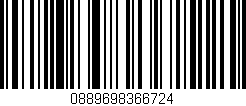Código de barras (EAN, GTIN, SKU, ISBN): '0889698366724'