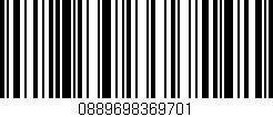Código de barras (EAN, GTIN, SKU, ISBN): '0889698369701'