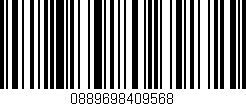 Código de barras (EAN, GTIN, SKU, ISBN): '0889698409568'