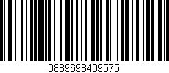 Código de barras (EAN, GTIN, SKU, ISBN): '0889698409575'