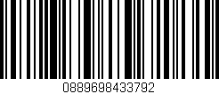 Código de barras (EAN, GTIN, SKU, ISBN): '0889698433792'