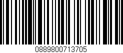 Código de barras (EAN, GTIN, SKU, ISBN): '0889800713705'
