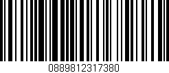 Código de barras (EAN, GTIN, SKU, ISBN): '0889812317380'