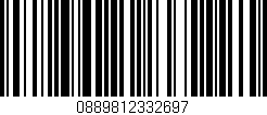 Código de barras (EAN, GTIN, SKU, ISBN): '0889812332697'