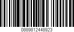 Código de barras (EAN, GTIN, SKU, ISBN): '0889812448923'