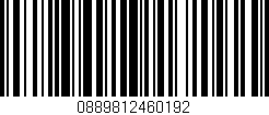 Código de barras (EAN, GTIN, SKU, ISBN): '0889812460192'