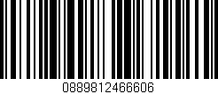 Código de barras (EAN, GTIN, SKU, ISBN): '0889812466606'