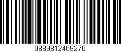 Código de barras (EAN, GTIN, SKU, ISBN): '0889812469270'