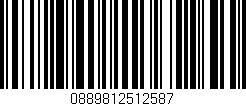 Código de barras (EAN, GTIN, SKU, ISBN): '0889812512587'