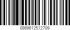 Código de barras (EAN, GTIN, SKU, ISBN): '0889812512709'