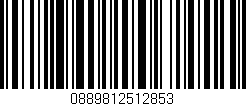 Código de barras (EAN, GTIN, SKU, ISBN): '0889812512853'
