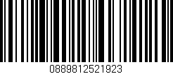 Código de barras (EAN, GTIN, SKU, ISBN): '0889812521923'