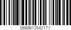 Código de barras (EAN, GTIN, SKU, ISBN): '0889812542171'