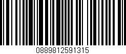 Código de barras (EAN, GTIN, SKU, ISBN): '0889812591315'