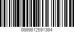 Código de barras (EAN, GTIN, SKU, ISBN): '0889812591384'