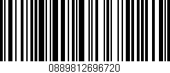 Código de barras (EAN, GTIN, SKU, ISBN): '0889812696720'