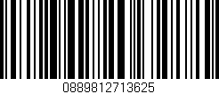 Código de barras (EAN, GTIN, SKU, ISBN): '0889812713625'