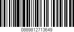 Código de barras (EAN, GTIN, SKU, ISBN): '0889812713649'