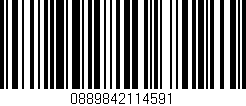 Código de barras (EAN, GTIN, SKU, ISBN): '0889842114591'