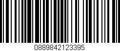 Código de barras (EAN, GTIN, SKU, ISBN): '0889842123395'