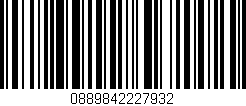 Código de barras (EAN, GTIN, SKU, ISBN): '0889842227932'