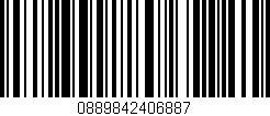 Código de barras (EAN, GTIN, SKU, ISBN): '0889842406887'