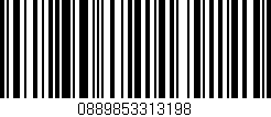 Código de barras (EAN, GTIN, SKU, ISBN): '0889853313198'