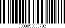 Código de barras (EAN, GTIN, SKU, ISBN): '0889853850792'