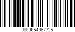 Código de barras (EAN, GTIN, SKU, ISBN): '0889854367725'