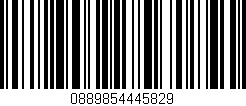 Código de barras (EAN, GTIN, SKU, ISBN): '0889854445829'