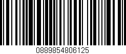 Código de barras (EAN, GTIN, SKU, ISBN): '0889854806125'