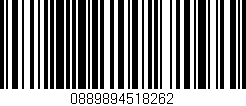 Código de barras (EAN, GTIN, SKU, ISBN): '0889894518262'