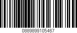 Código de barras (EAN, GTIN, SKU, ISBN): '0889899105467'